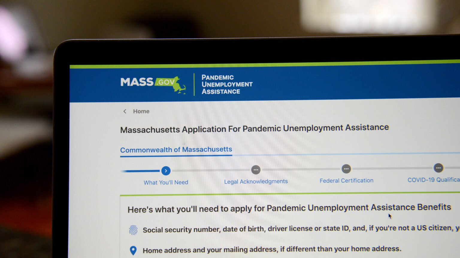 unemployment massachusetts